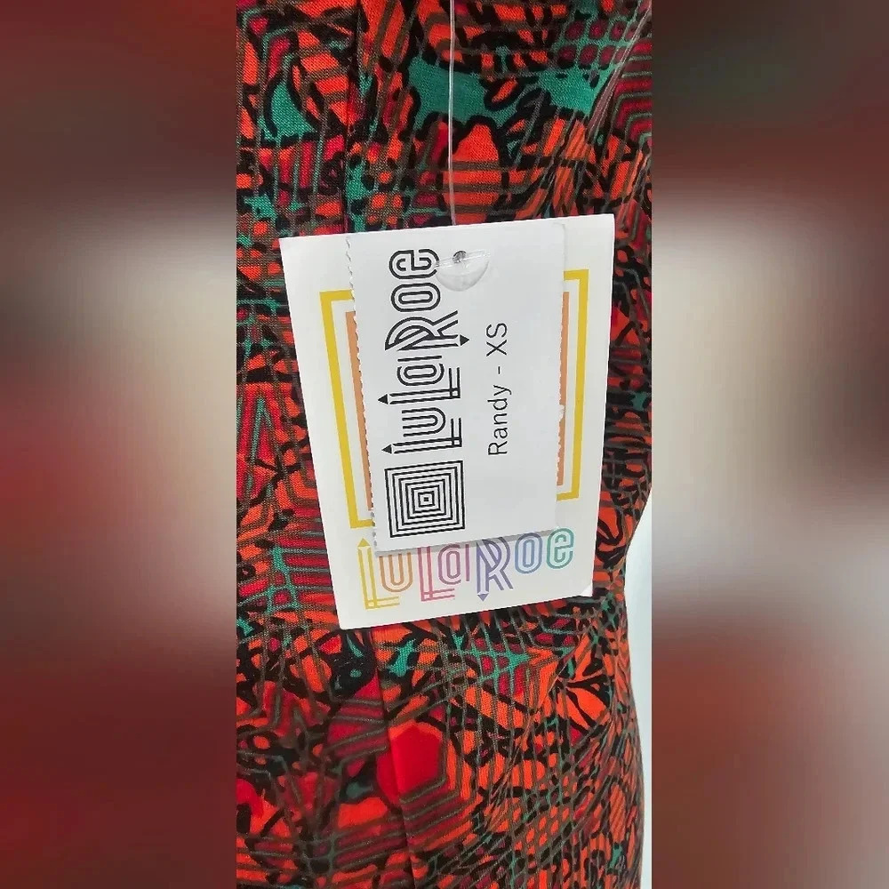 LuLaRoe Women's Randy 3/4 Raglan Sleeve T-Shirt SZ XS Soft Stretch Fall Color - Picture 6 of 10